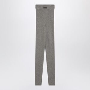 Fear Of God Essentials Ribbed Grey Leggings Women